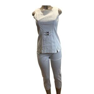 Betsey Lauren Size 6 Cream Color Pant Set Size 6 (Preowned)